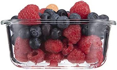 GENICOOK Набір із 24 предметів  для зберігання продуктів із кришками, герметичні ємності для їжі, скляні ланч-бокси для кухні, сірий