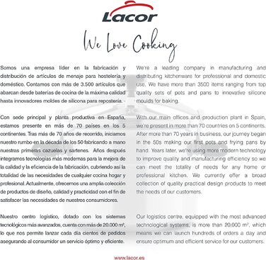 Суповий каструля Lacor з кришкою, 34 см, срібляста, нержавіюча сталь