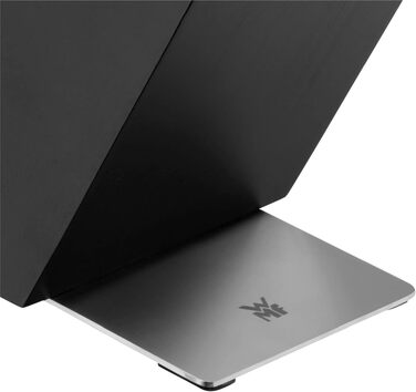 Підставка для ножів WMF FlexTec, чорна, для 15 кухонних ножів, нержавіюча сталь Cromargan 18/10 та якісний пластик