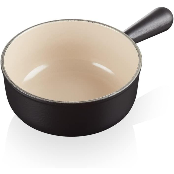 Каструля Le Creuset з чавуну, 18 см, 2.6 л, чорна матова