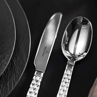 Набір столових приборів Villeroy & Boch Boston, 30 предметів, нержавіюча сталь, для 6 осіб, для посудомийної машини, класичний дизайн