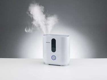 Ультразвуковий зволожувач повітря BONECO U300, 5 л, для кімнат до 50 м², з арома-функцією, авто-вимкненням, індикатором порожнього бака, фільтром, білий