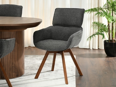 Стілець Mebel-Partner, тканина, сірий, 1 шт.