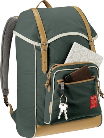 Рюкзак Deuter Innsbruck Vintage 22 л, міський, зелено-коричневий
