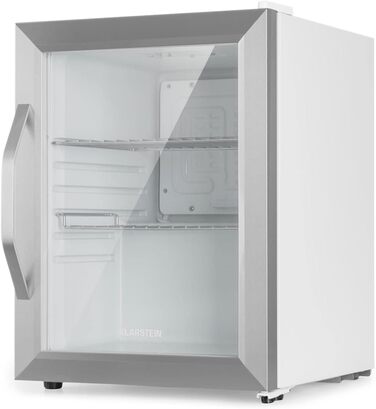 Міні-холодильник Klarstein Beersafe Crystal White 33 л з прозорими дверцятами для напоїв та пива