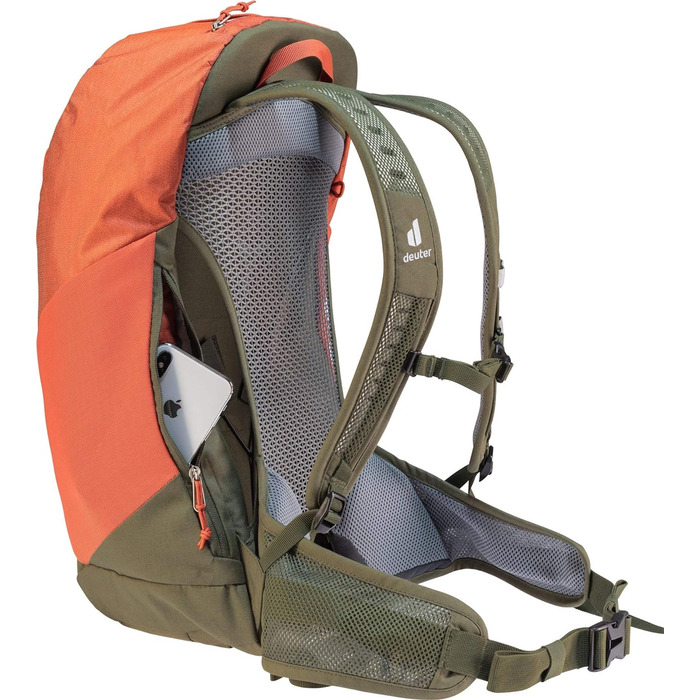 Унісекс туристичний рюкзак deuter AC Lite 23 л, паприка/хакі