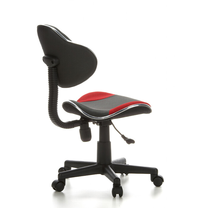 Дитяче крісло для письмового столу KIDDY GTI-2, тканина, сірий/червоний, hjh OFFICE