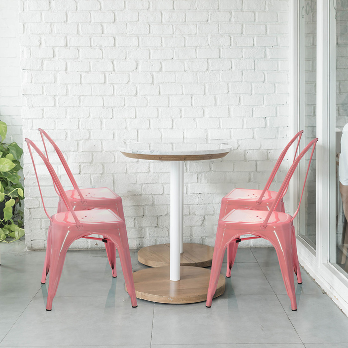 Офісне крісло VANTAGGIO COMFORT, металік рожевий, hjh OFFICE