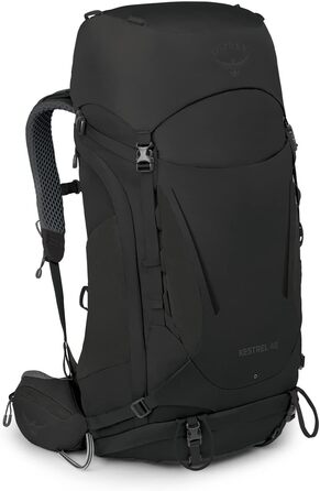 Рюкзак Osprey Kestrel 48 л чорний S-M туристичний