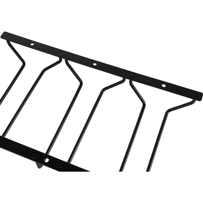 Тримач для келихів Dianoo ‎18x32,4x5 см 3 ряди чорний