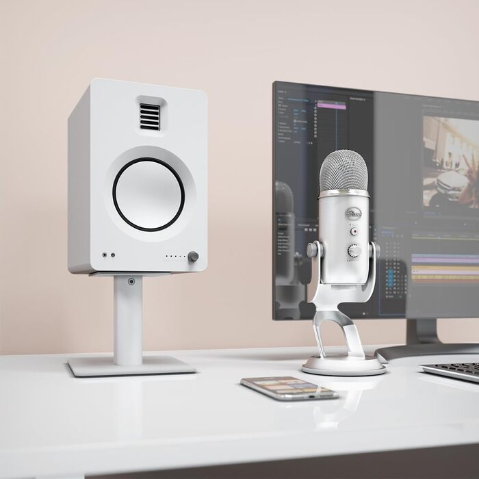 Підставки Kanto SP6HDW для настільних акустичних систем і моніторів 4-7 дюймів, 6'' (15 см), пара, білі