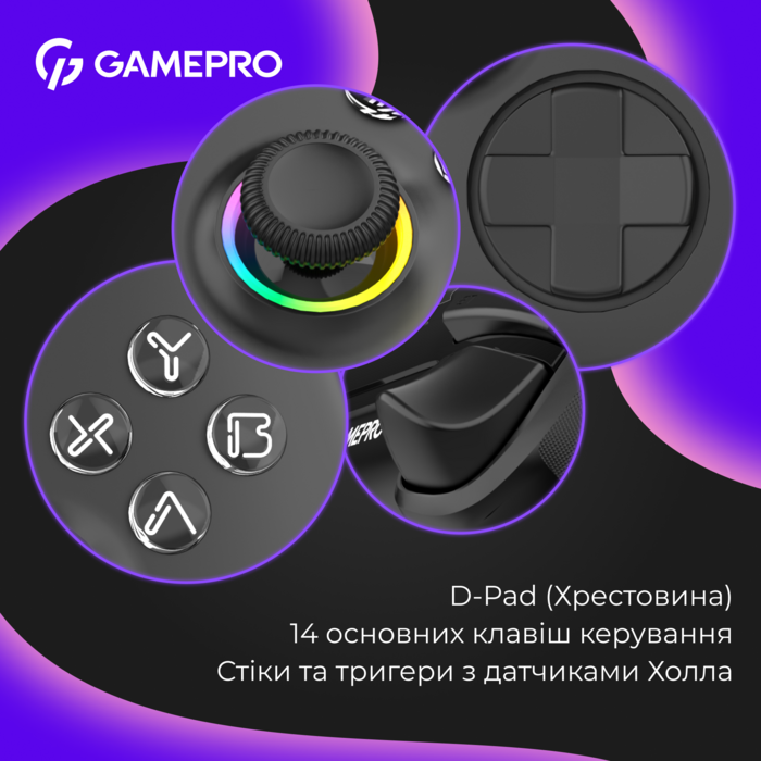 Бездротовий геймпад GamePro GPX13B