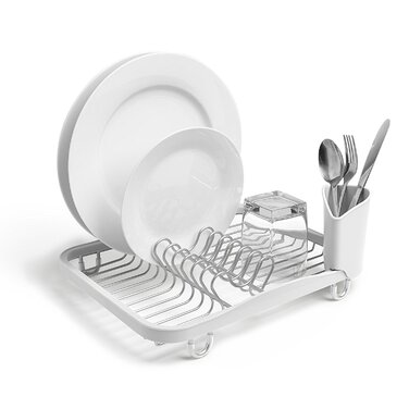 Підставка для посуду 35,6x27,9x13,3см Біла раковина Abtropfschale Umbra