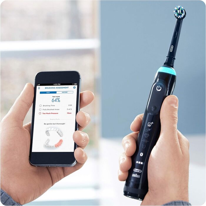 Смінні насадки для електричної зубної щітки Oral-B CrossAction, для ефективного видалення нальоту, чорні, 8 шт. в упаковці