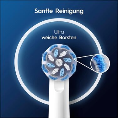 Смінні насадки для електричної зубної щітки Oral-B PRO Sensitive Clean, білі, 12 шт.