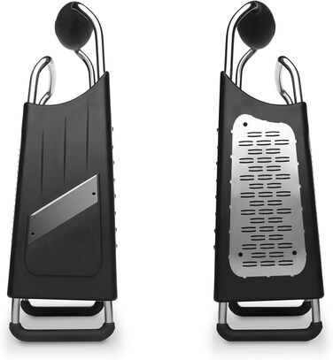 Терка Microplane 4-стороння, нержавіюча сталь, чорна, 27 x 13,9 x 9,5 см