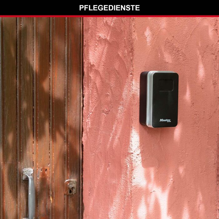 Ключниця Master Lock з кодовим замком для настінного монтажу, середнього розміру, вологозахищена для зовнішнього використання (комплект з кріпленням)