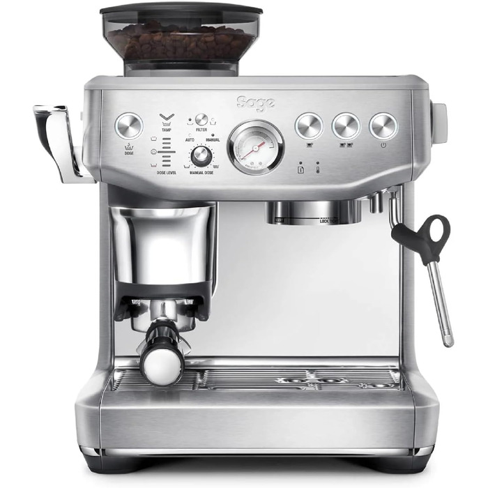 Кавоварка Sage The Barista Express Impress з ручним спінювачем молока, нержавіюча сталь