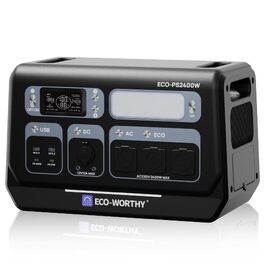 Складана сонячна панель ECO-WORTHY 200W з ETFE-покриттям для портативних електростанцій (Powerstation)