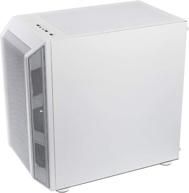 Корпус для ПК KOLINK Citadel Mesh Micro-ATX RGB, білий, з прозорою боковою панеллю, скляний, компактний, підсвітка, для комп'ютера