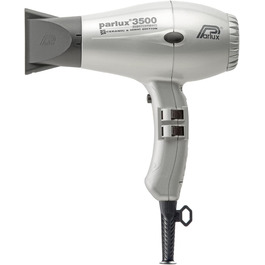 Професійний фен Parlux 3500 SuperCompact з керамікою та іонами, срібний