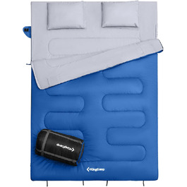 Двомісний туристичний спальний мішок KingCamp Oxygen 250D XL, до -3°C