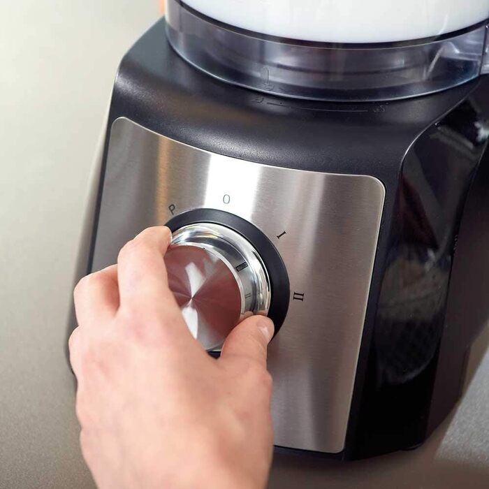 Кухонний комбайн BLACK+DECKER BXFPA1200E, 1200Вт, 1,5л, 2 швидкості, турборежим, 8 насадок, антивідбиткове покриття, ножі з нержавіючої сталі, BPA-free