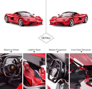 Радіокерований автомобіль Rastar Ferrari LaFerrari 1/14, червоний - іграшка для хлопчиків та дітей