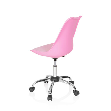 Офісне крісло FANCY PRO, рожеве, hjh OFFICE