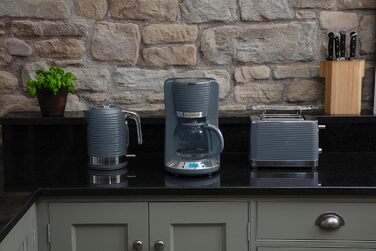 Тостер Russell Hobbs Inspire Grau на 2 тости, з підставкою для булочок, 6 режимів, розморожування та підігрів - 24373-56