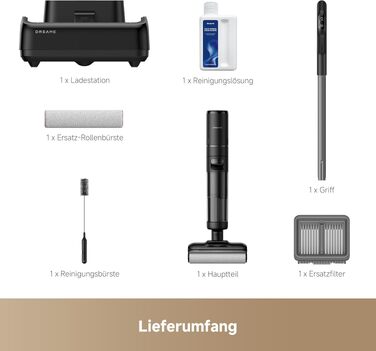 Пилосос Dreame H12 Pro FlexReach: миття та сухе прибирання, гаряче повітряне сушіння 60°C, самоочищення, 16000 Па, подвійне очищення країв, інтелектуальне розпізнавання поверхонь