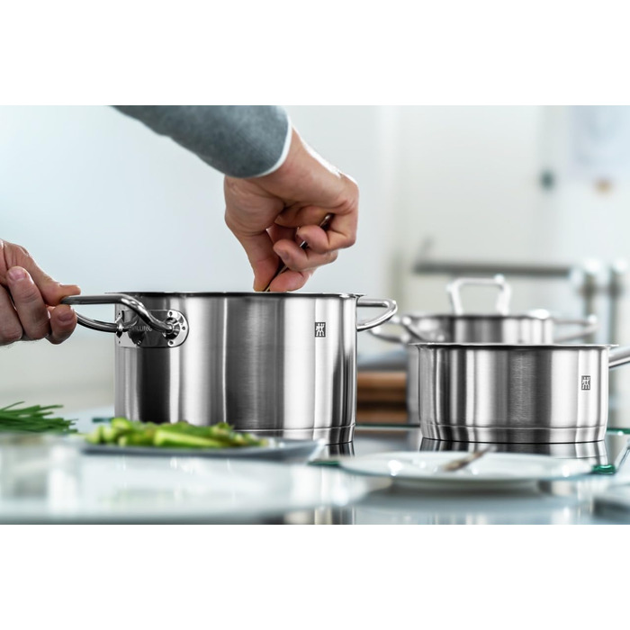 Набір каструль Zwilling Pro 5 предметів, нержавіюча сталь