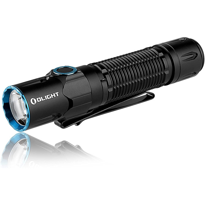 Тактичний ліхтар OLIGHT Warrior 3S, 2300 люмен, 5 режимів, USB-зарядка, датчик відстані, IPX8, водонепроникний, для кемпінгу, туризму, виживання, чорний