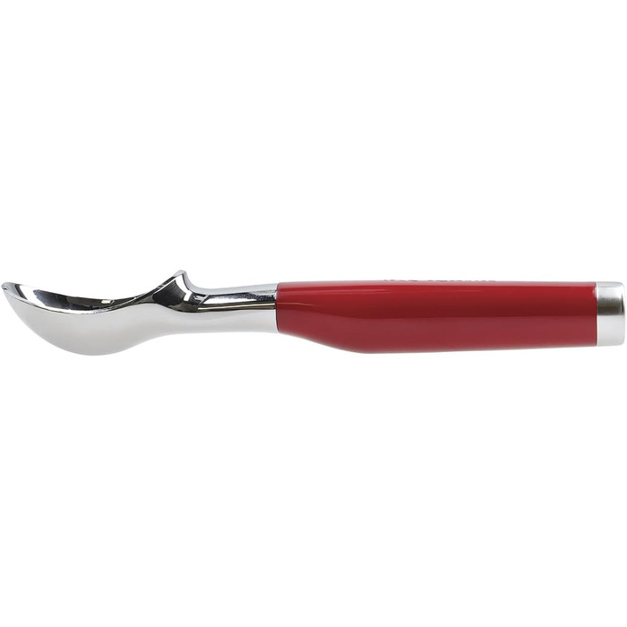 Ложка для морозива KitchenAid Eisportionierer, червона (Empire Red), нержавіюча сталь, для тіста, для мийки посуду