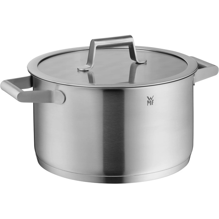 Набір каструль WMF Comfort Line Induktion 4-каструль, Cromargan, з кришкою, нержавіюча сталь, з маркуванням, для індукційних плит