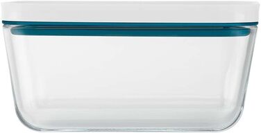 Вакуумний контейнер ZWILLING Fresh & Save (розмір M), скляний з вакуумною кришкою, колір Blue La Mer