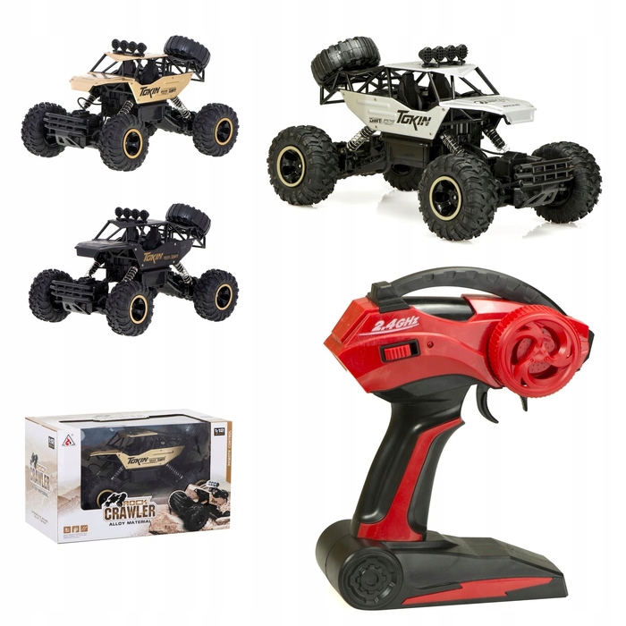 Радіокерований позашляховик 4WD 1:12, металевий, з LED-підсвіткою