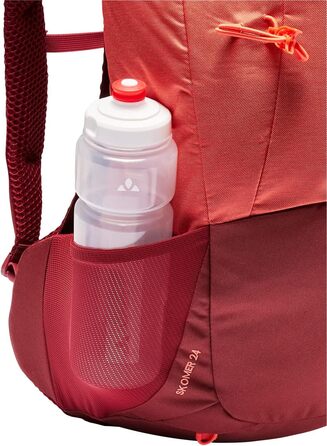 Жіночий туристичний рюкзак VAUDE Skomer 24L з вентиляцією спини та дощовиком, універсальний розмір, колір Hotchili