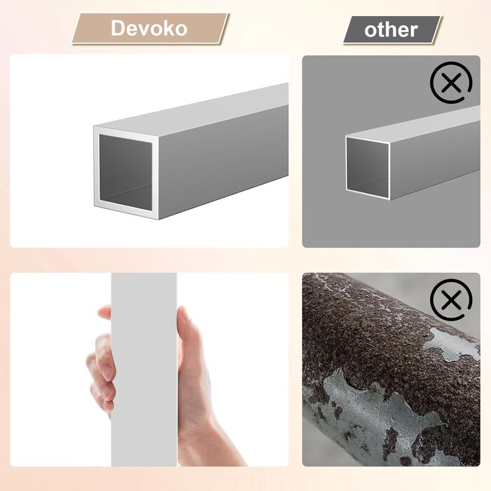 Павільйон садовий Devoko 3x4м бежевий, водонепроникний, алюмінієвий каркас, UV50+, для вечірок та відпочинку