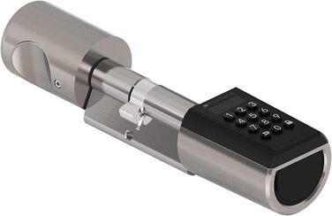VisorTech електронний дверний циліндр-замок із Bluetooth, додатком та IP65, смарт-ключ, транспондер