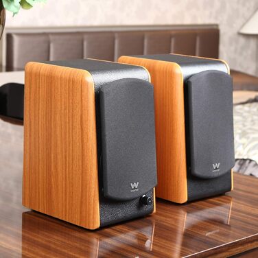 Акустична система Woxter Dynamic Line DL-610 Wood – 150W, Bluetooth, дерево, сабвуфер, 2 динаміки, RCA, 3.5mm, регулювання басів та висот