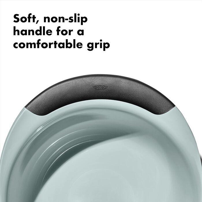 Набір мисок OXO Good Grips, 3 шт., пластик, S, M, L, блакитний/сірий/зелений