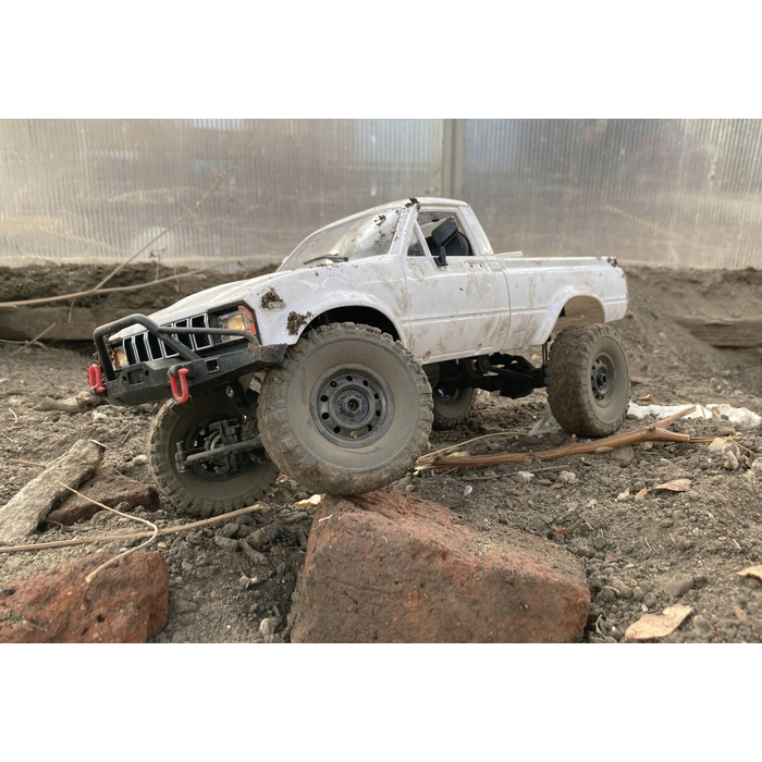 Радіокерована машина WPL C-24 4WD, всюдихід, білий, масштаб 1:16, дальність 65 м, швидкість 10 км/год