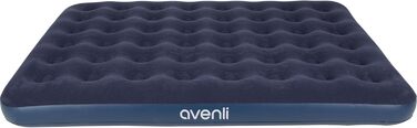 Надувний матрац для кемпінгу та дому AVENLI - 203x152x22 см, для 2 осіб, з м'якою поверхнею