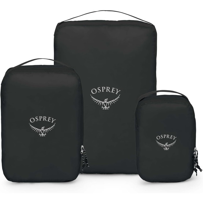 Набір компресійних органайзерів для одягу Osprey Ultralight Packwürfel, чорний (3 шт.)