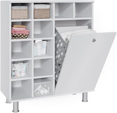 Шафа для ванної Vicco Fynn, біла, 78.4 x 91.6 см
