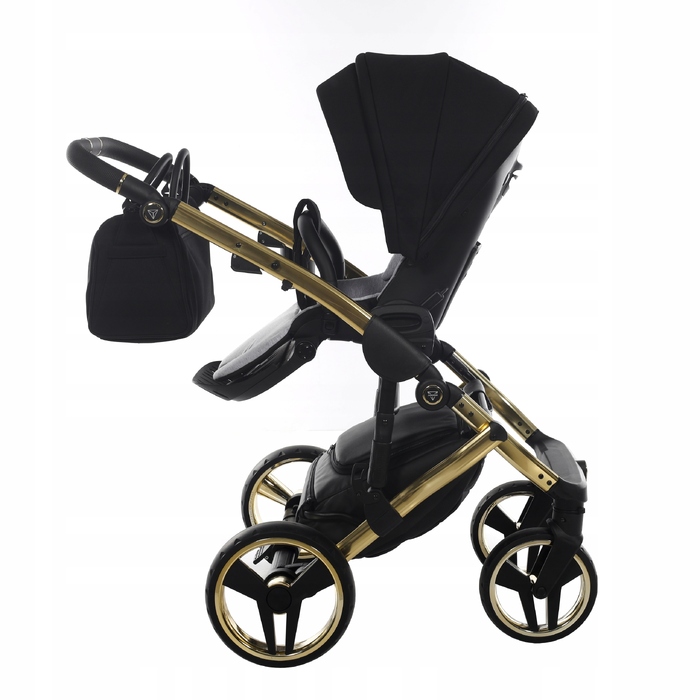 Дитячий візок 2в1 Junama Diamond S Line V2 Black/gold