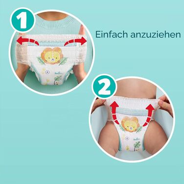 Нічні підгузки-трусики Pampers Night Pants, розмір 6 (15+ кг), 19 шт. — максимальний захист на ніч