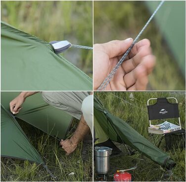 Намет Naturehike Cloud Up 1 для 1 особи, ультралегкий, 4-сезонний, туристичний