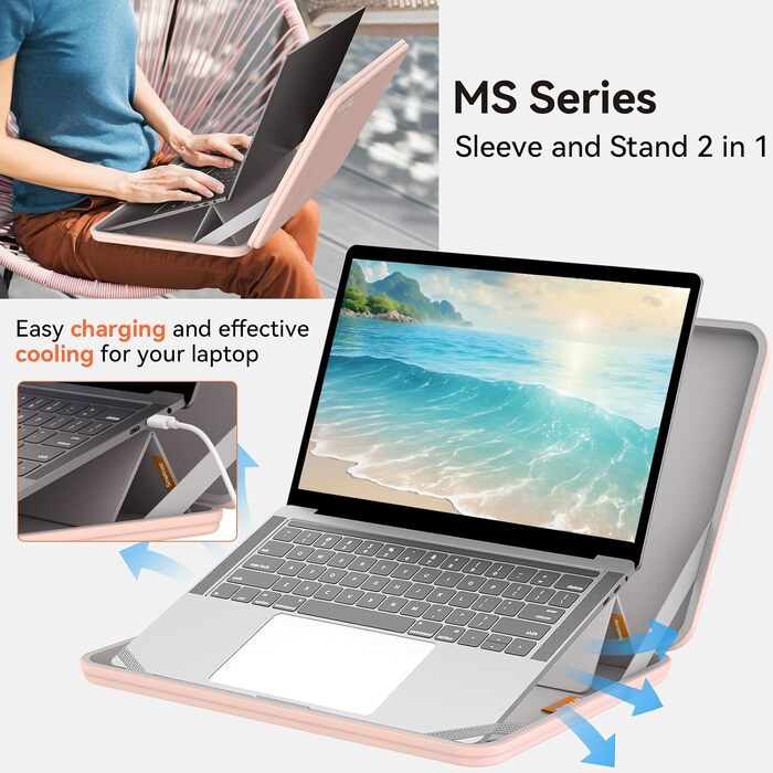 Жорсткий захисний чохол Smatree MS35T для Microsoft Surface Laptop 13.8